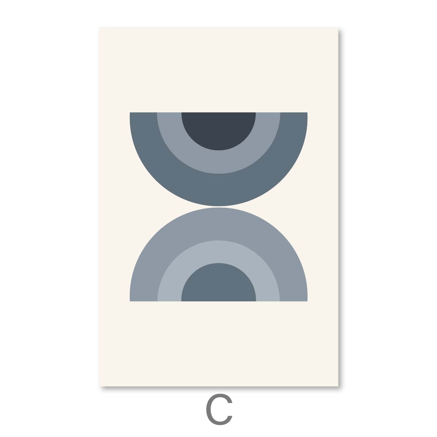 Levels of Color Canvas Art C / 30 x 45cm / Unframed Canvas Print Clock Canvas