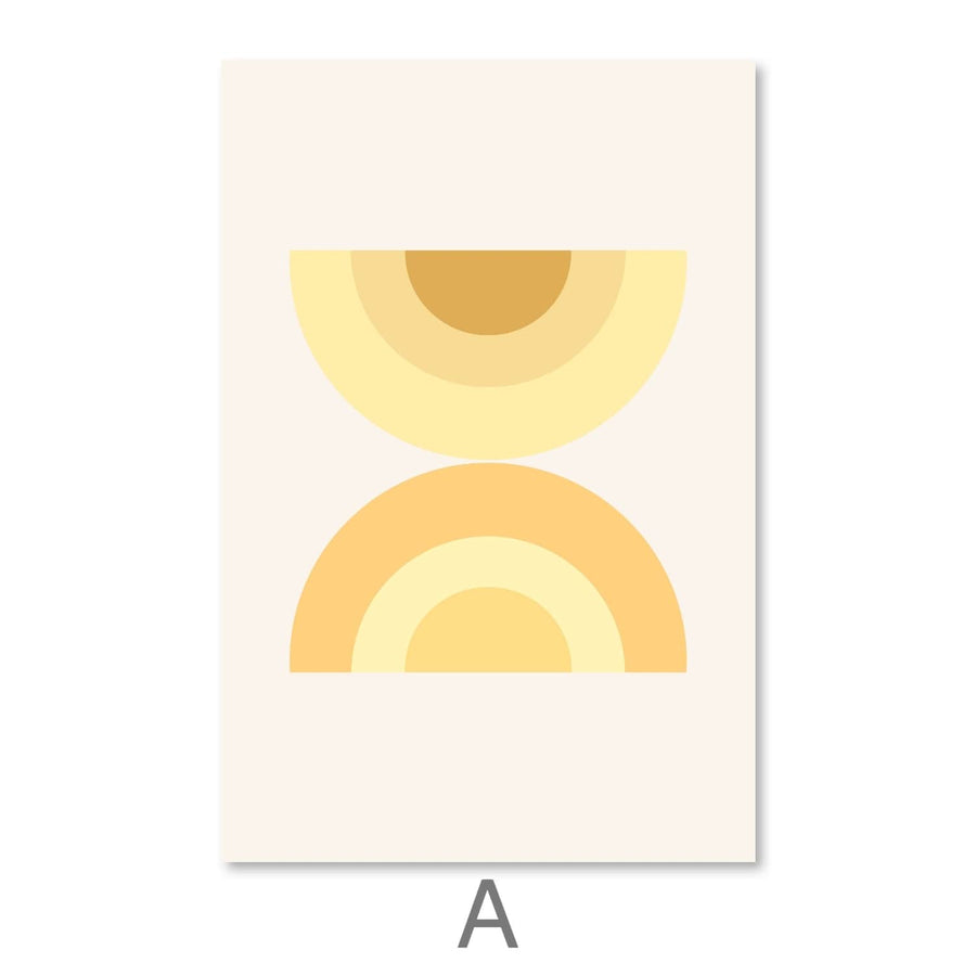 Levels of Color Canvas Art Clock Canvas