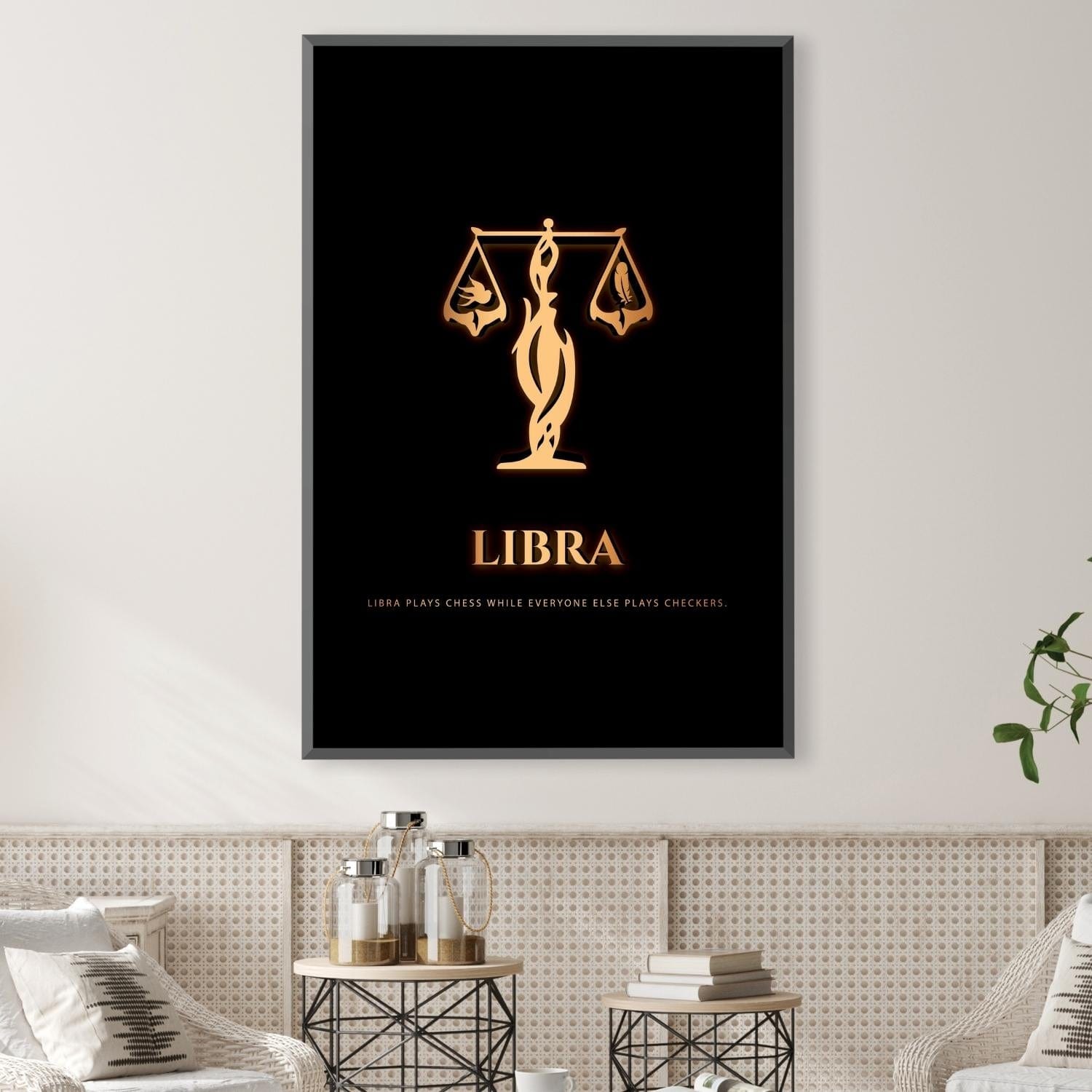 Libra - Gold Canvas product thumbnail