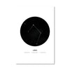 Libra Traits Canvas Art 40 x 50cm / No Board - Canvas Print Only Clock Canvas