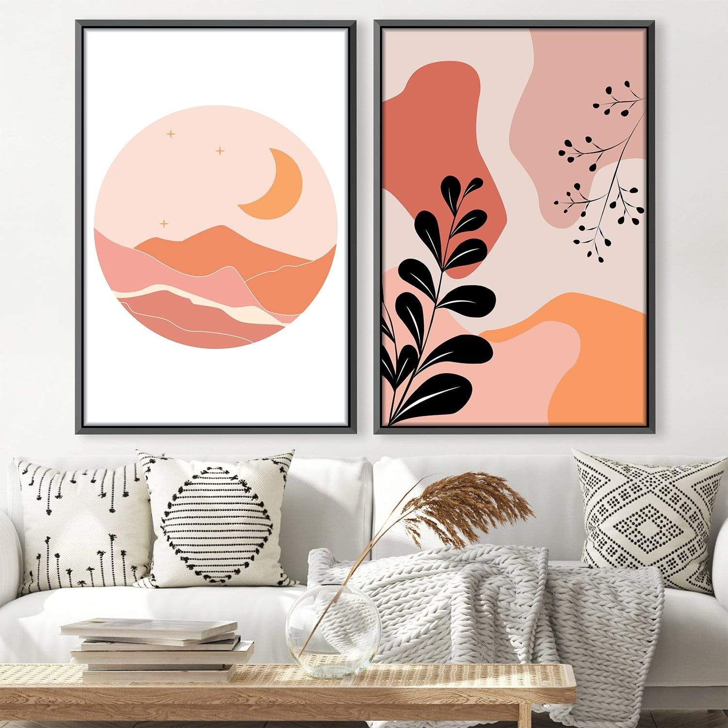 Light Horizon Canvas Art Clock Canvas