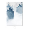 Light Landscape Canvas Art B / 30 x 45cm / Unframed Canvas Print Clock Canvas