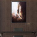 Light Of The Cave Canvas Art Clock Canvas