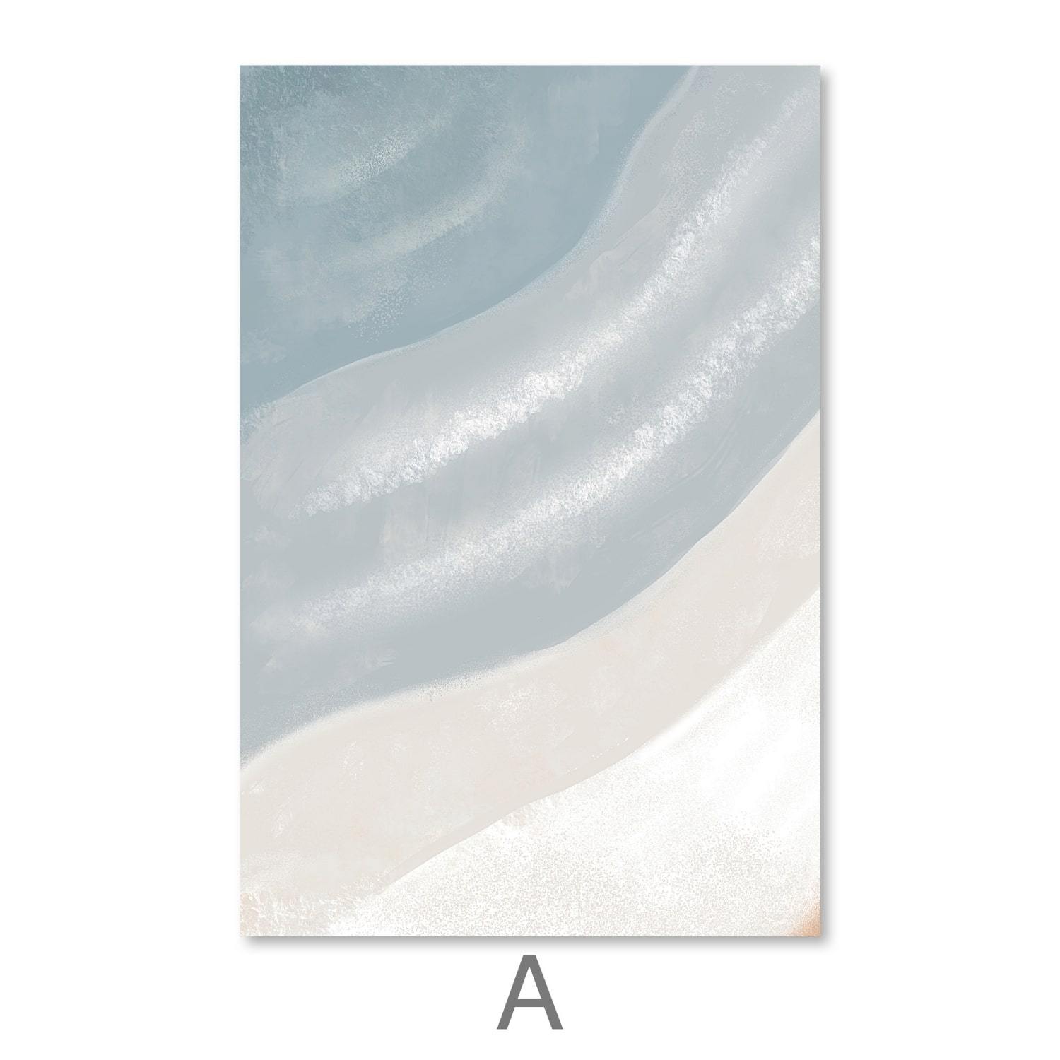 Light Shores Canvas Art A / 30 x 45cm / Unframed Canvas Print Clock Canvas