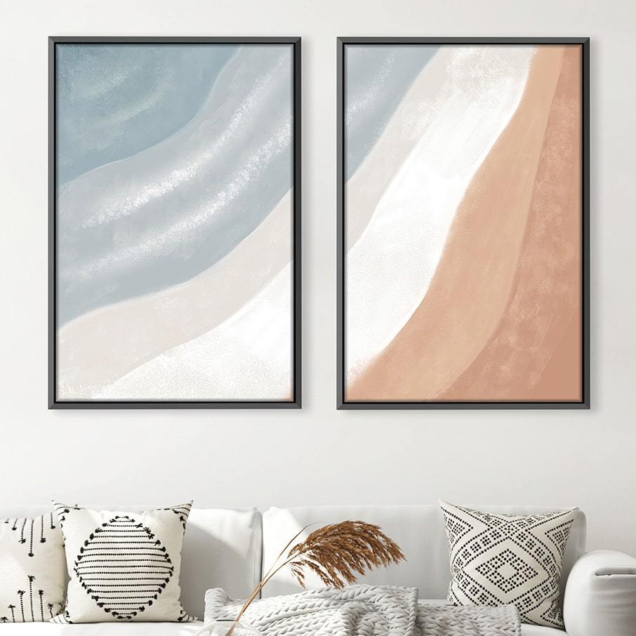 Light Shores Canvas Art Clock Canvas