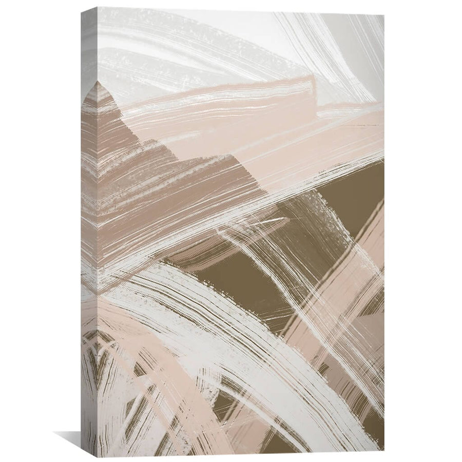 Lighter Brushes Canvas Art 30 x 45cm / Unframed Canvas Print Clock Canvas