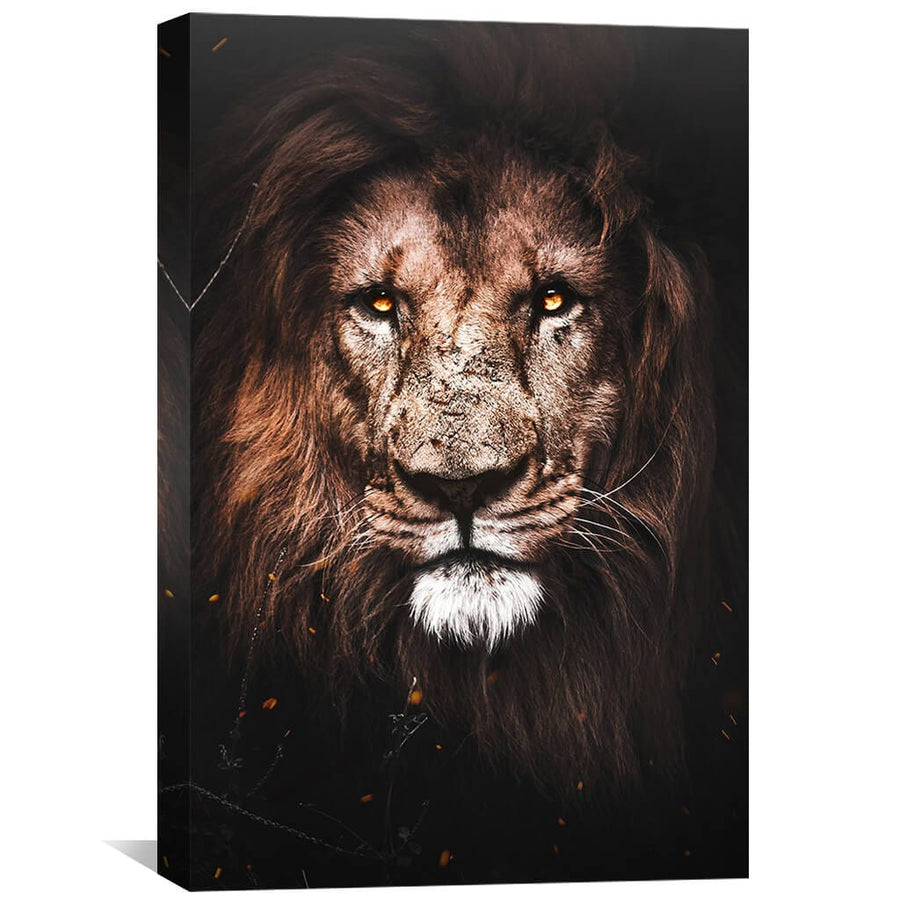 Lion Canvas Art 30 x 45cm / Unframed Canvas Print Clock Canvas