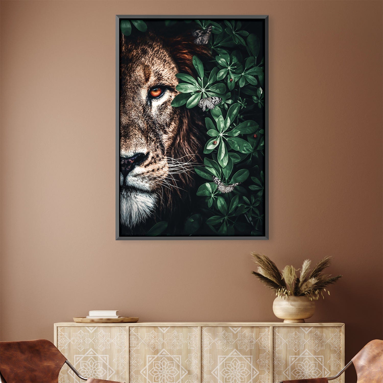 Lion Duet Jungle Canvas product thumbnail