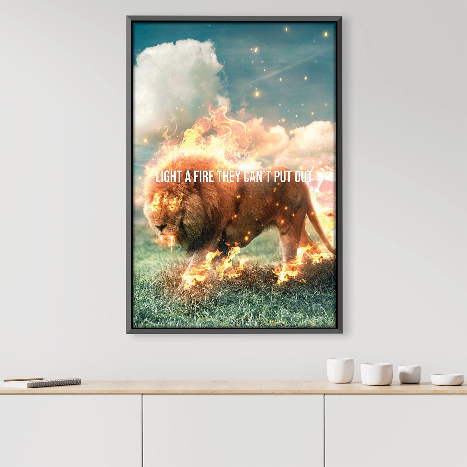 Lion Fire Canvas product thumbnail