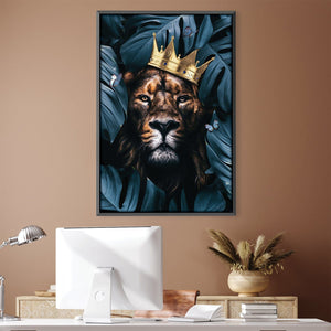 Lion King Canvas Art 30 x 45cm / Unframed Canvas Print Clock Canvas