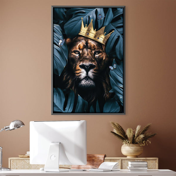 Lion King Canvas Art 30 x 45cm / Unframed Canvas Print Clock Canvas