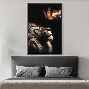 Lion Tranquility Canvas Art Clock Canvas