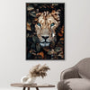 Lioness 1 Canvas Art 30 x 45cm / Unframed Canvas Print Clock Canvas