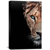 Lioness Duet Canvas Art Clock Canvas