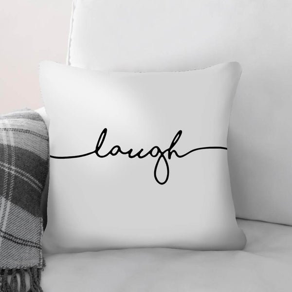 Live Laugh Love B Cushion Cushion 45 x 45cm Clock Canvas