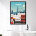 London Canvas - Studio 324 Art Clock Canvas