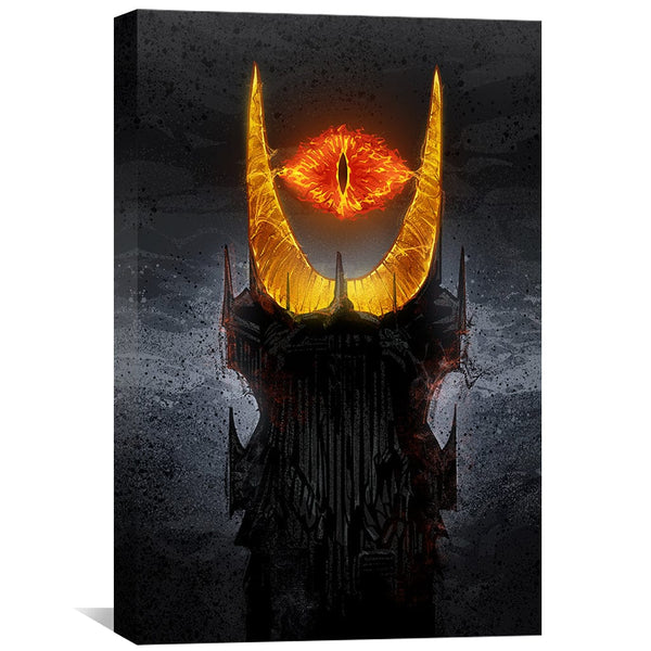 Lord of the Rings Tower Canvas Art Clock Canvas