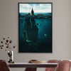 Lost City Canvas Art Clock Canvas