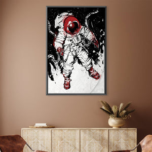 Lost in Darkness Canvas Art 30 x 45cm / Unframed Canvas Print Clock Canvas