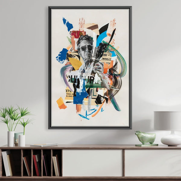 Lou Reed Canvas Art 30 x 45cm / Unframed Canvas Print Clock Canvas