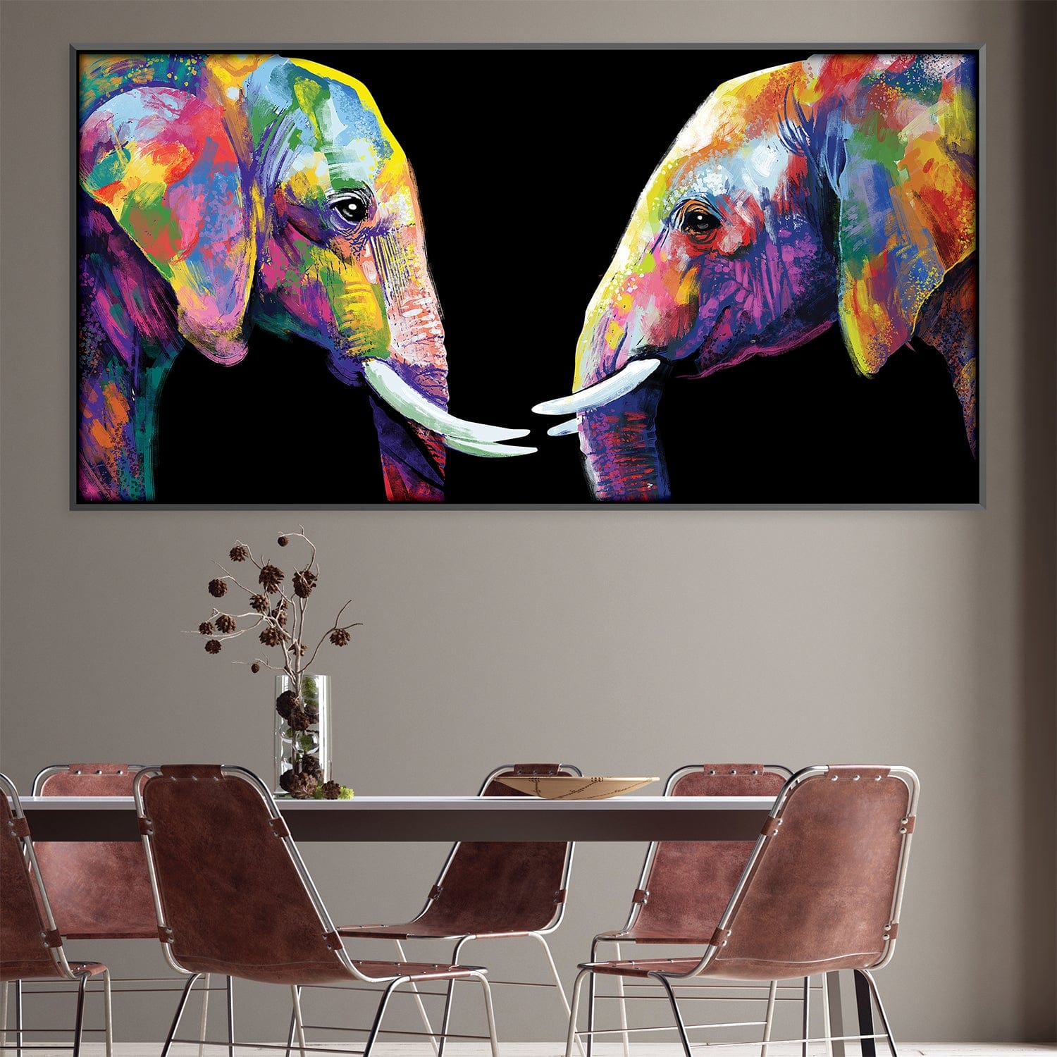 Love and Tusks Canvas product thumbnail