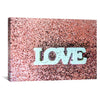 Love in Pink Canvas Art Clock Canvas