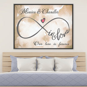 Love is Forever Canvas Art Clock Canvas