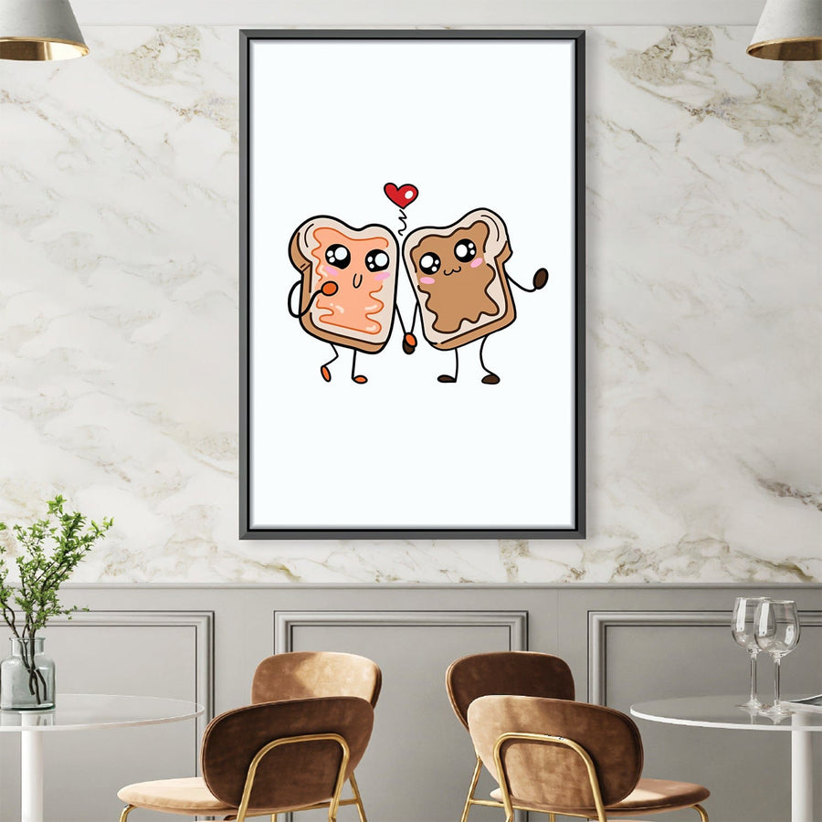 Love Sandwich Canvas Art Clock Canvas