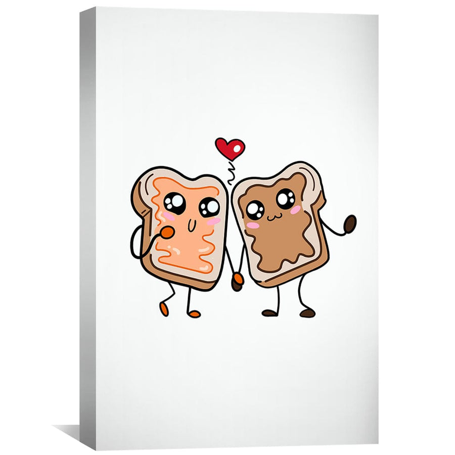 Love Sandwich Canvas Art Clock Canvas