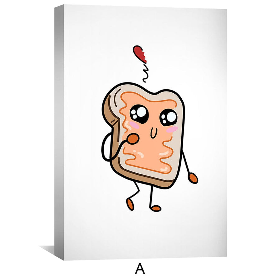 Love Sandwich Canvas Art Clock Canvas