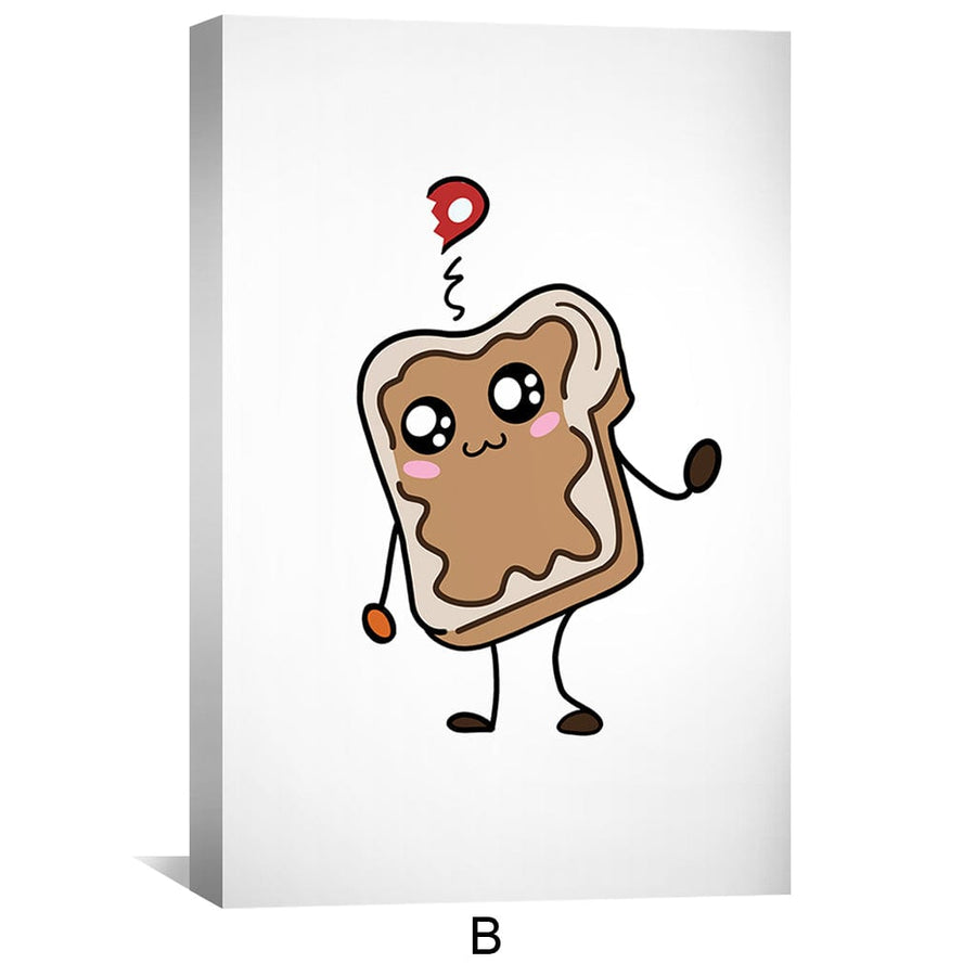 Love Sandwich Canvas Art Clock Canvas