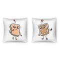 Love Sandwich Cushion Cushion Clock Canvas