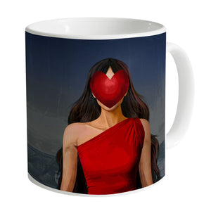 Love Wear a Red Dress Mug Mug White Clock Canvas