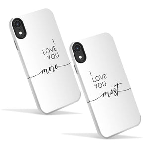 Love you More Most Phone Case ClockCanvas