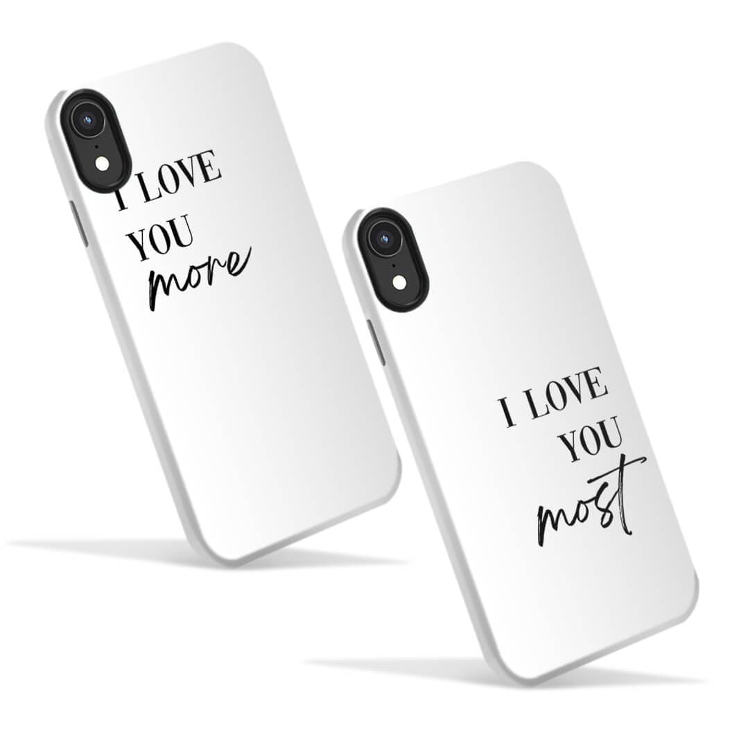 Love You More Phone Case ClockCanvas