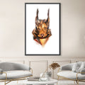 Low Poly Squirrel Light Canvas Art 30 x 45cm / Unframed Canvas Print Clock Canvas