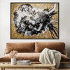 Luxe Canvas Art 45 x 30cm / Unframed Canvas Print Clock Canvas