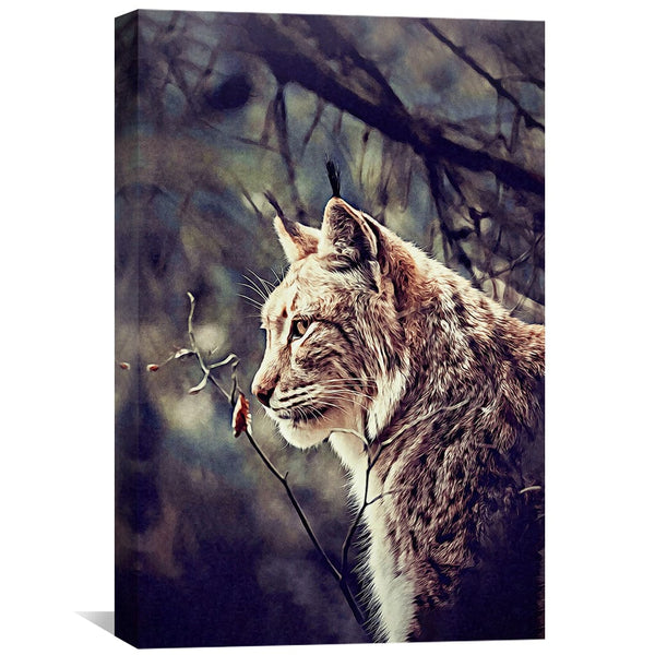 Lynx Canvas Art Clock Canvas