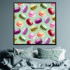 Macaroon Frenzy Canvas Art Clock Canvas