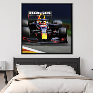 Mach F1 Canvas Art Clock Canvas