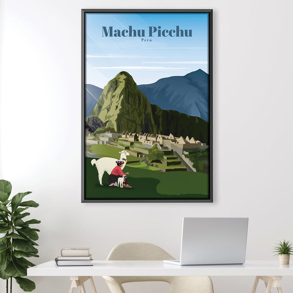 Machu Picchu Canvas - Studio 324 Art Clock Canvas