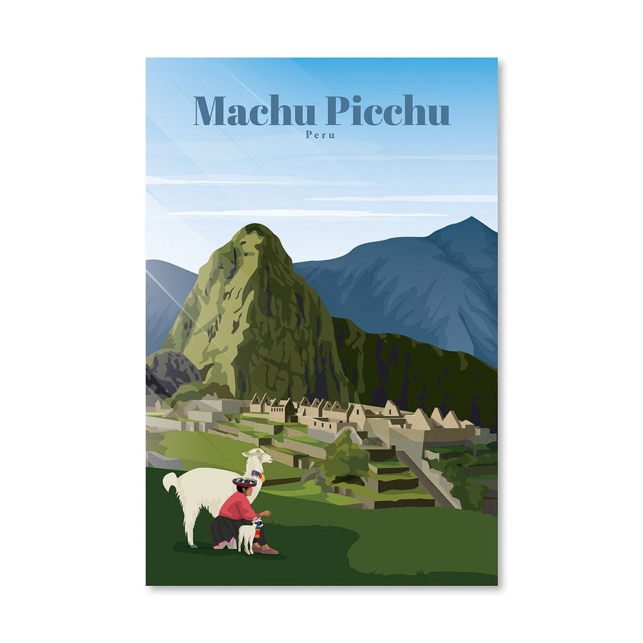 Machu Picchu Canvas - Studio 324 Art Clock Canvas