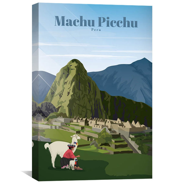 Machu Picchu Canvas - Studio 324 Art 30 x 45cm / Unframed Canvas Print Clock Canvas