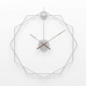 Magelio Clock Silver / 50cm Clock Canvas