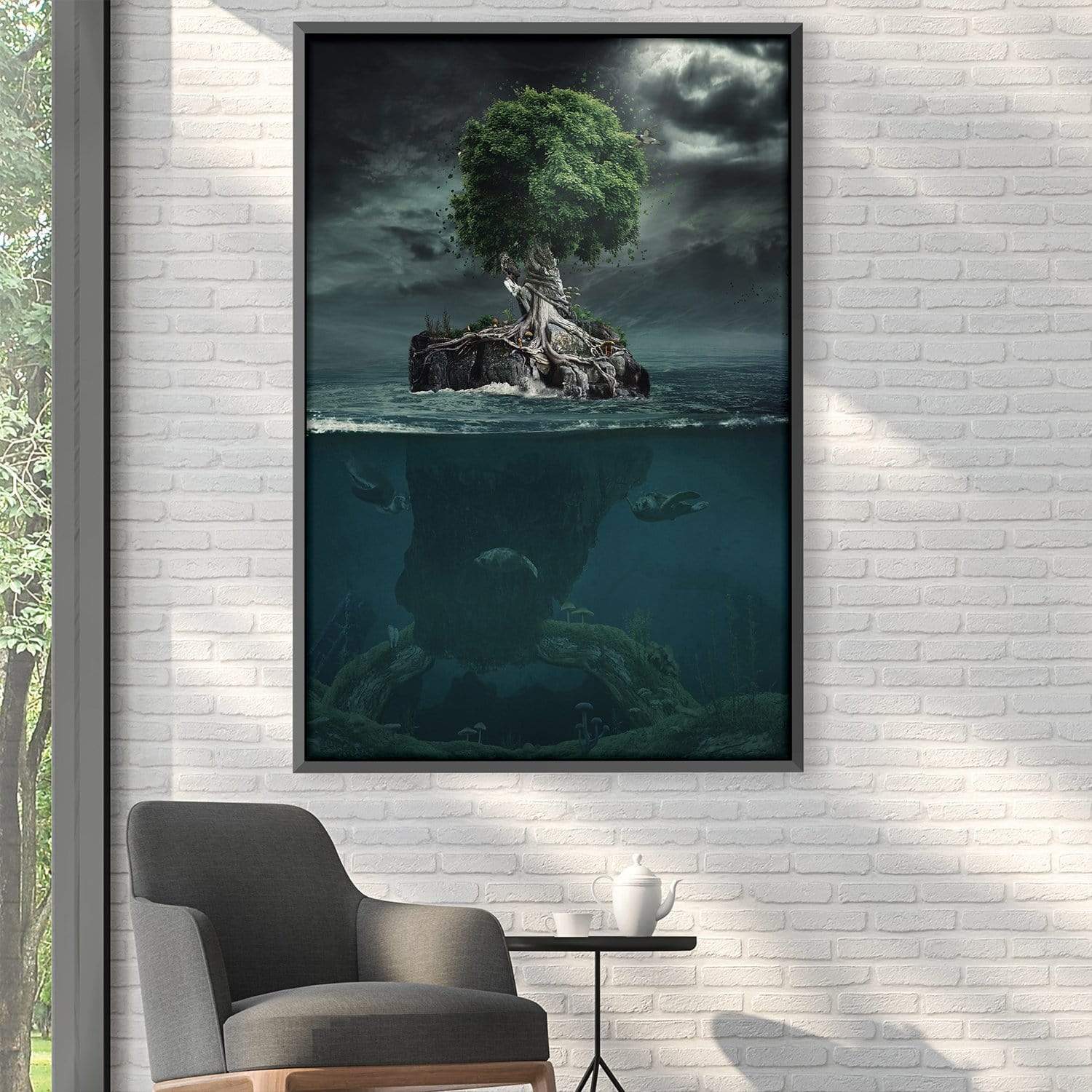 Magic Tree Canvas Art Clock Canvas