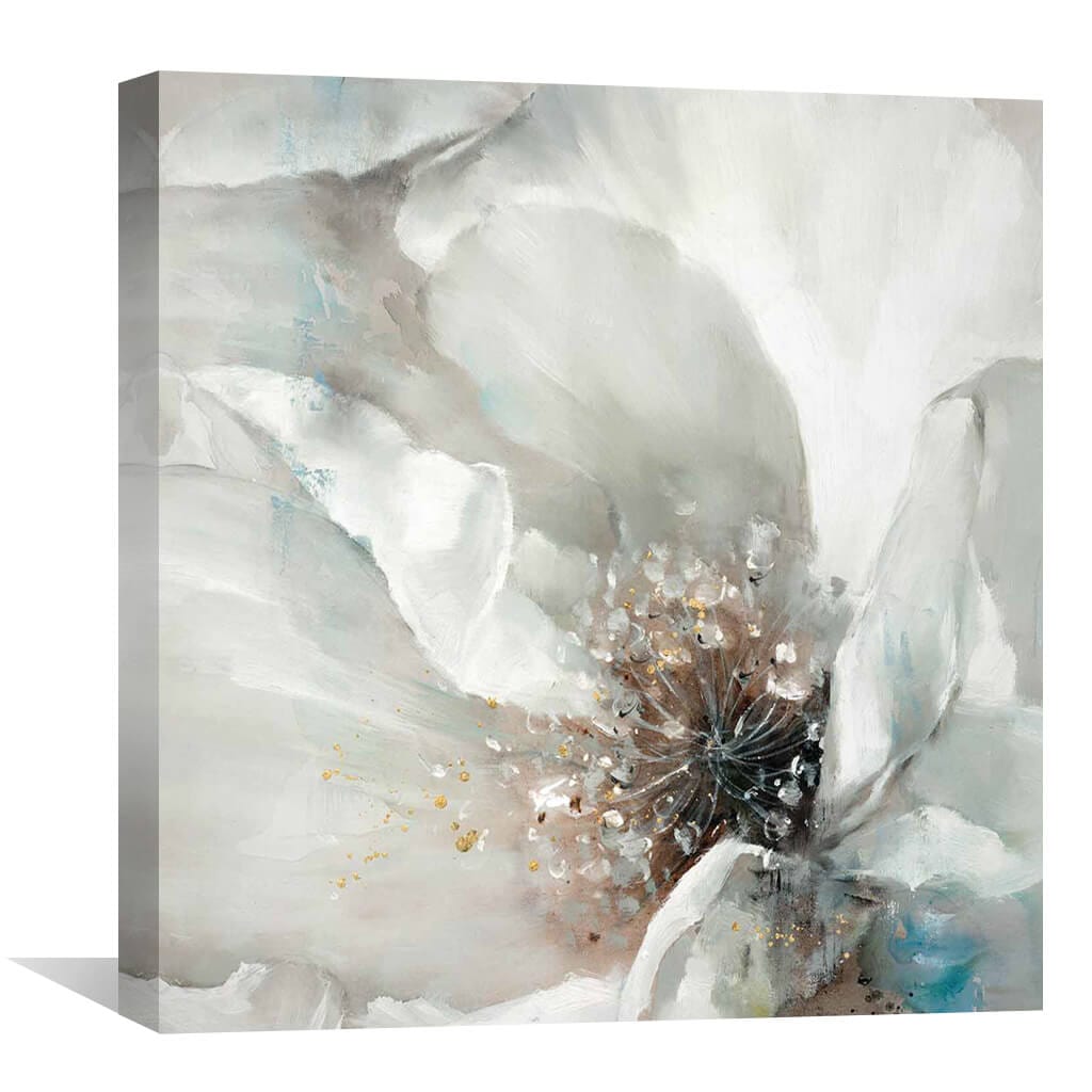 Majestic White Flower Oil Painting product thumbnail