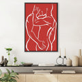 Male Love Canvas Art Clock Canvas