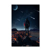 Man Standing Canvas Art Clock Canvas