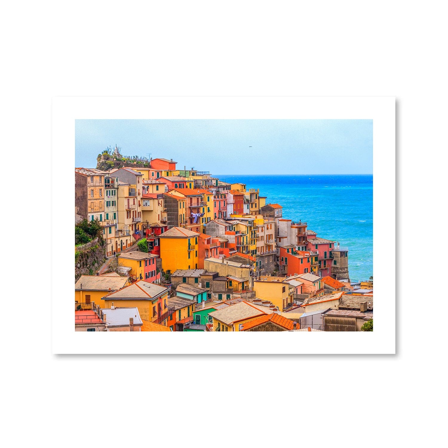 Manrola City Print Art Clock Canvas