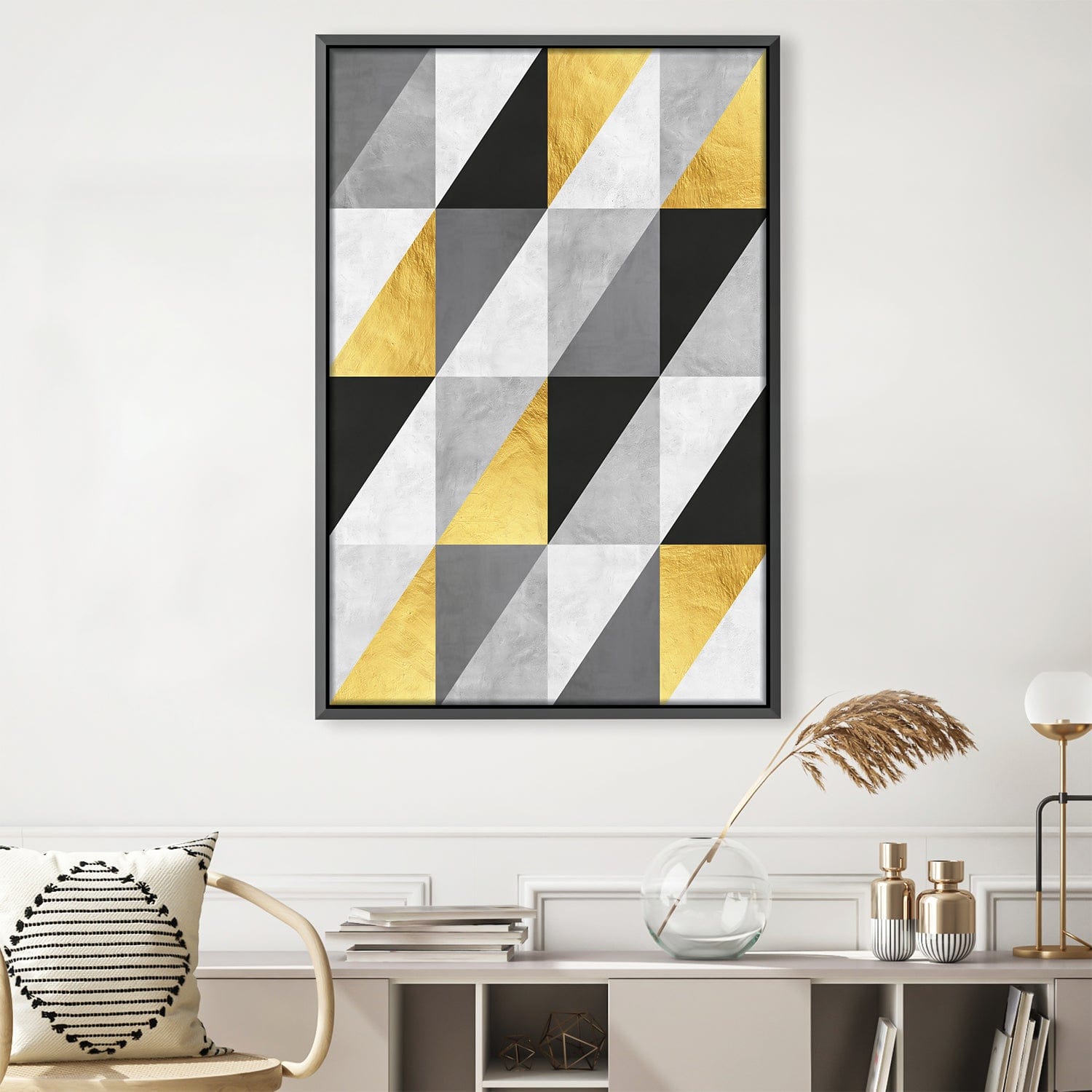 Marble and Gold Art I Canvas product thumbnail